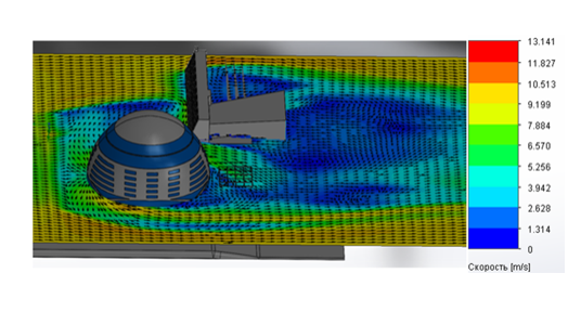 3D-реконструкция административного здания "Дворец Советов" и моделирование ветровых нагрузок на здание, 2022/2023
