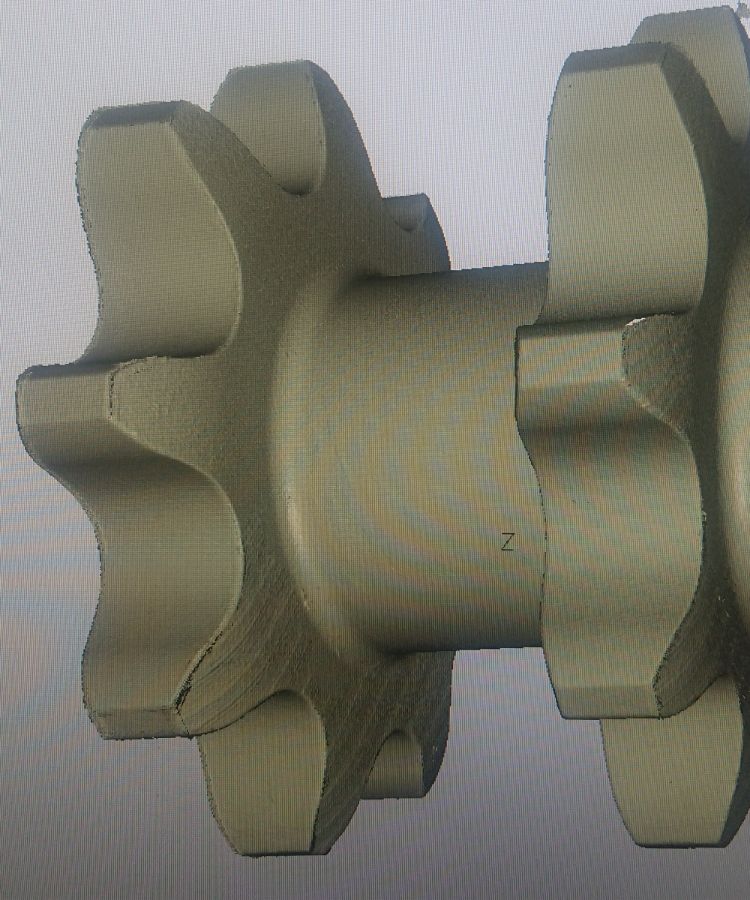 Получение 3D модели исходного вала