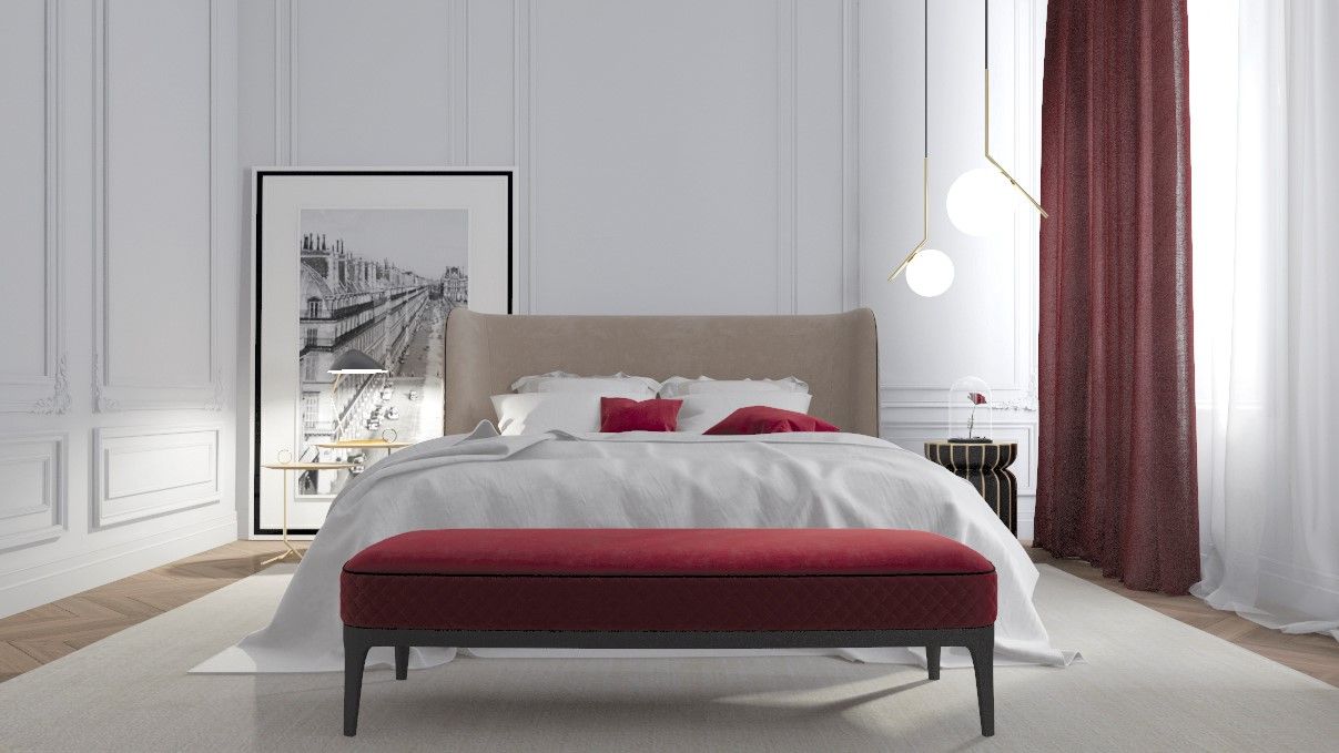 Спальня в стиле неоклассика