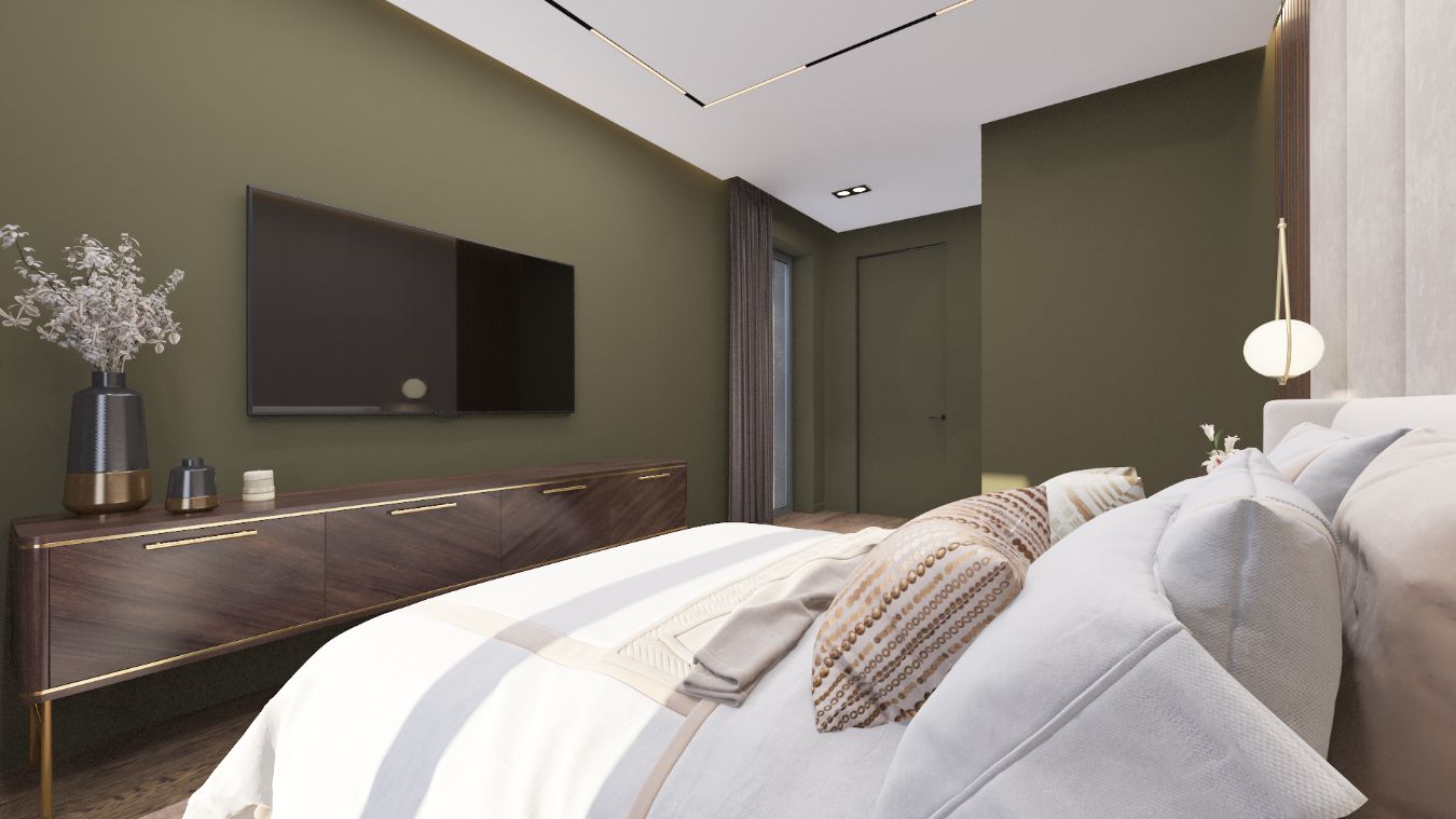 Загородный дом. Спальня