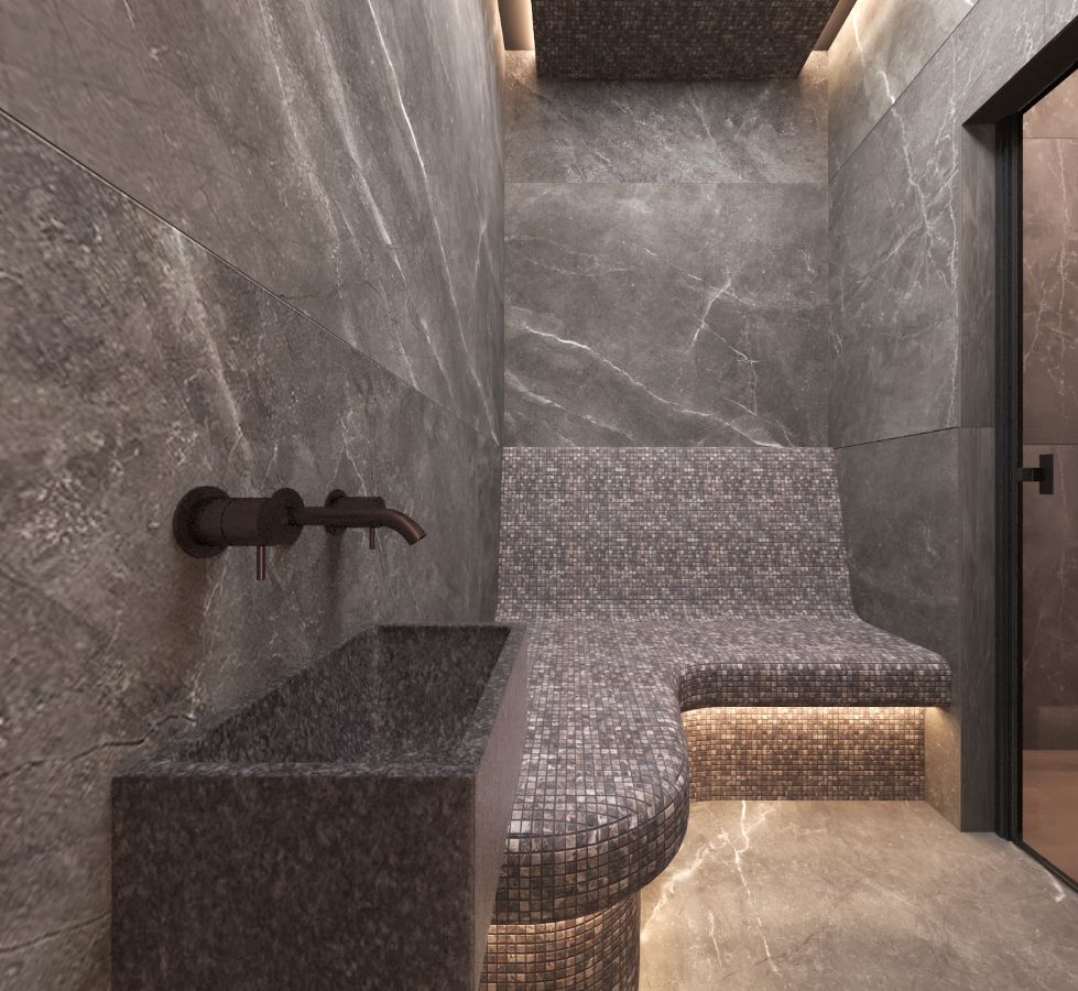 Загородный дом. Хамам-душевая