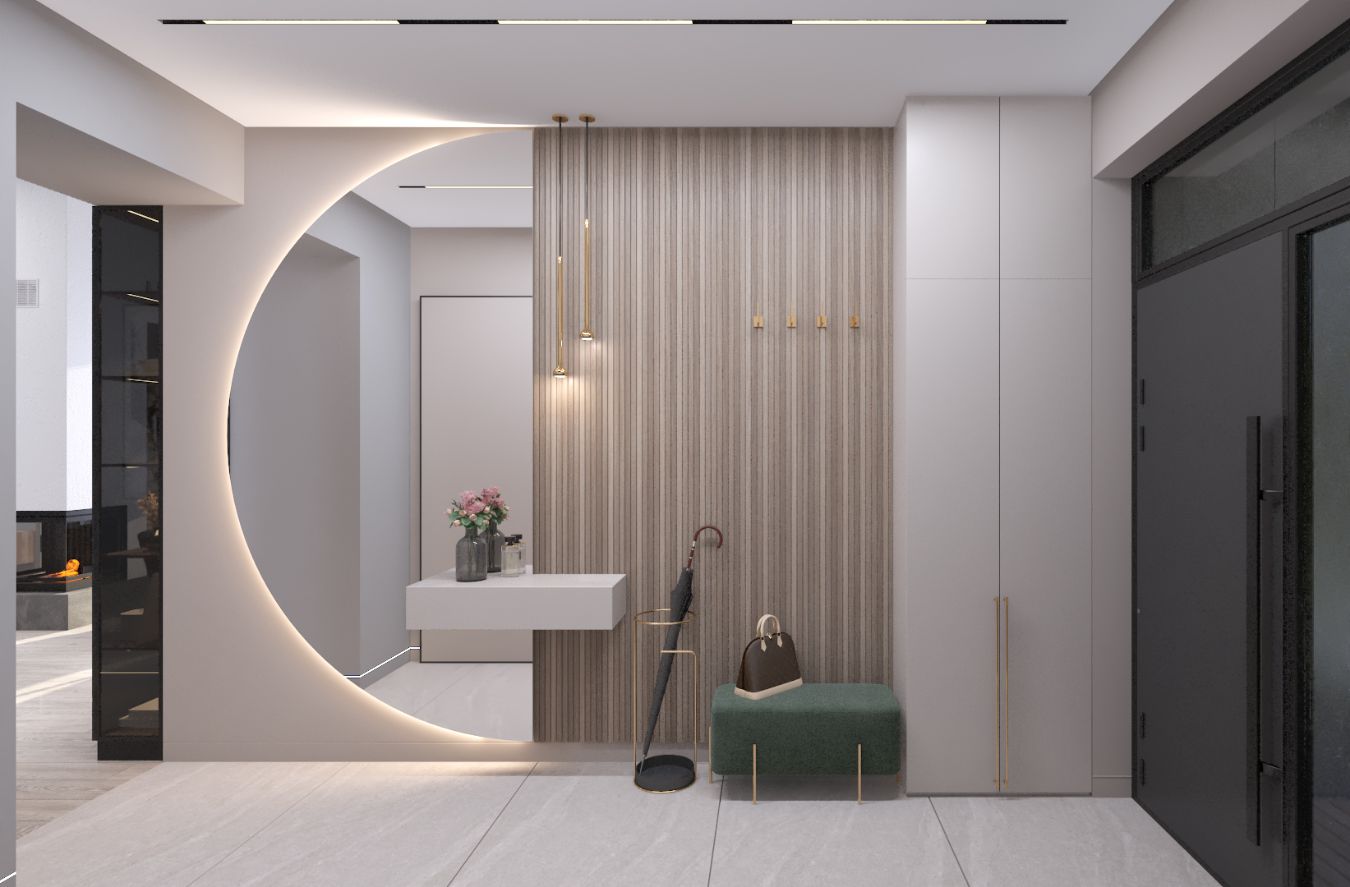 Загородный дом. Прихожая