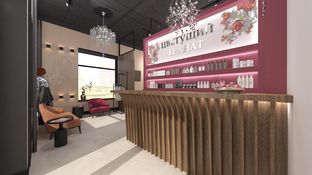 Салон красоты. Входная зона.