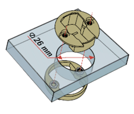 Петли для стекла