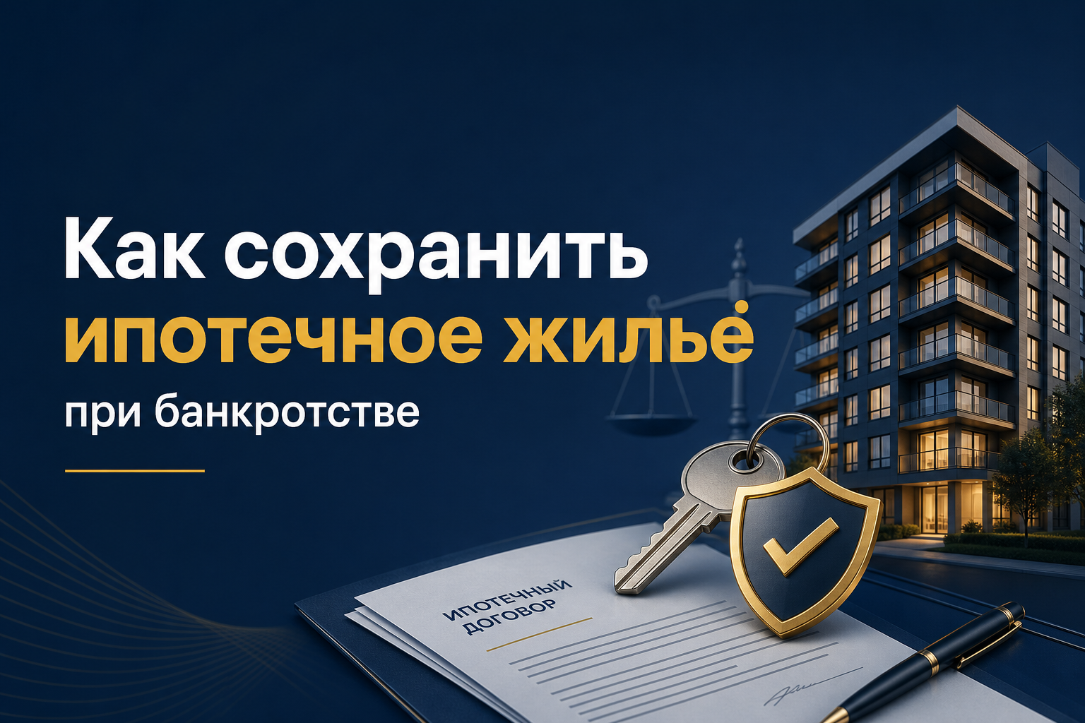 Как сохранить ипотечное жильё при банкротстве