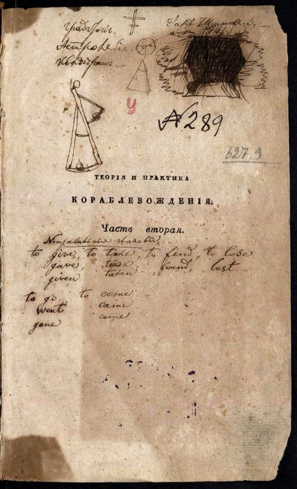 • Гамалея, П. Я. Теория и практика кораблевождения / Соч. капитан-командор, Гос. адмиралт. деп. чл., Морского кадетского корпуса инспектор и Императорской Академии наук член Платон Гамалея. – Санкт-Петербург : Морской кадетский корпус, 1841. – 23 см.

Ч. 2: Астрономические средства кораблевождения / Сост. Семен Зеленой, лейтенант Морского кадетского корпуса. – 1841. – [2], XII 460 с. [19] л. черт. (инв. номер Р 1.318.955). 