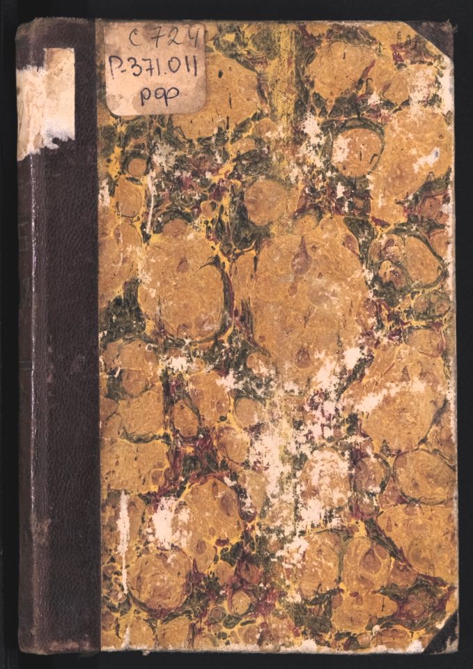 Сорок одна повесть лучших иностранных писателей в двенадцати частях / [Бальзака, Бальоле, Блюменбаха и др.]. – Москва : Издание Н. Надеждина, 1836. – 16 см. Ч. 11. - 1836. - 251, [1] с. (инв. номер Р 371.011).