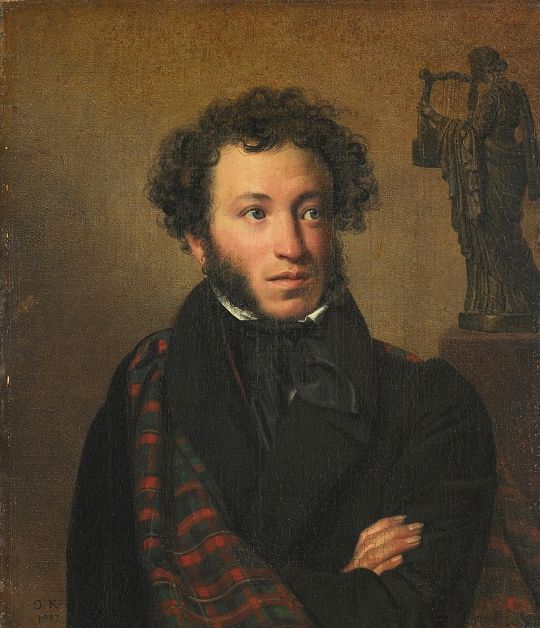 Портрет Александра Сергеевича Пушкина (1827 год) выполнил художник, график и живописец, мастер портрета Орест Адамович Кипренский (1782 – 1836). Источник изображения: https://ru.wikipedia.org/