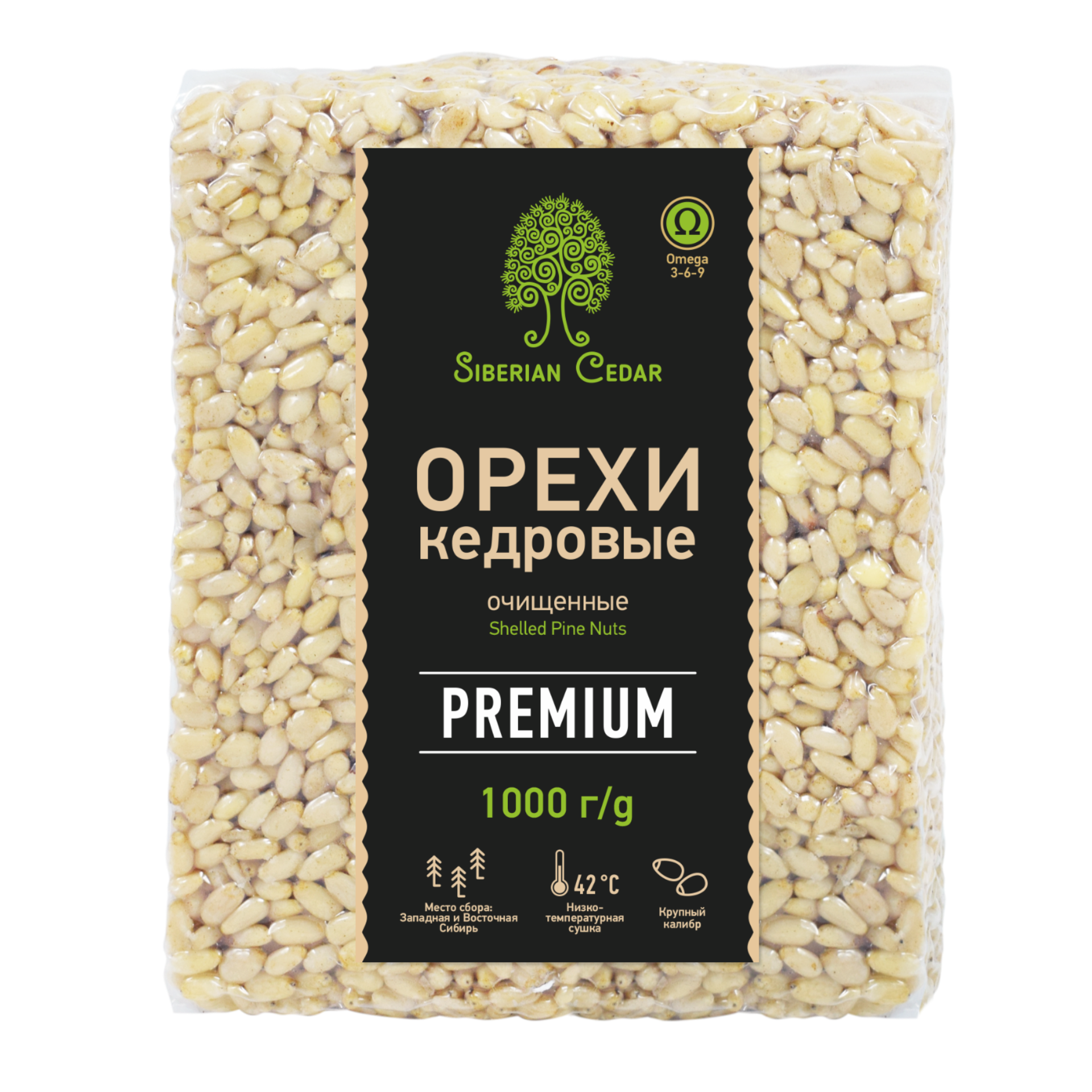 Ядро кедрового ореха Premium, 1000г