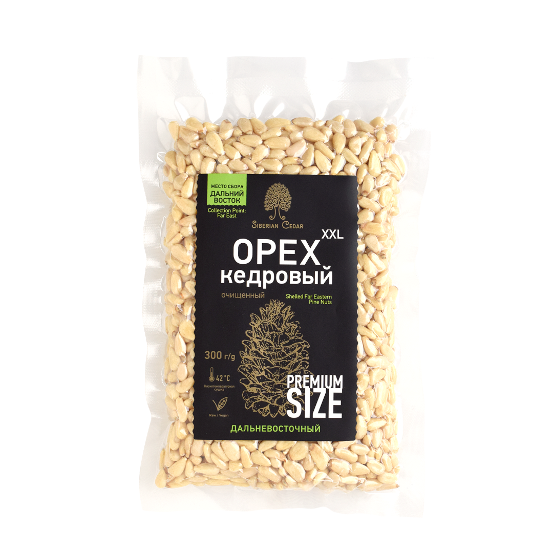 Ядро дальневосточного кедрового ореха, 300г