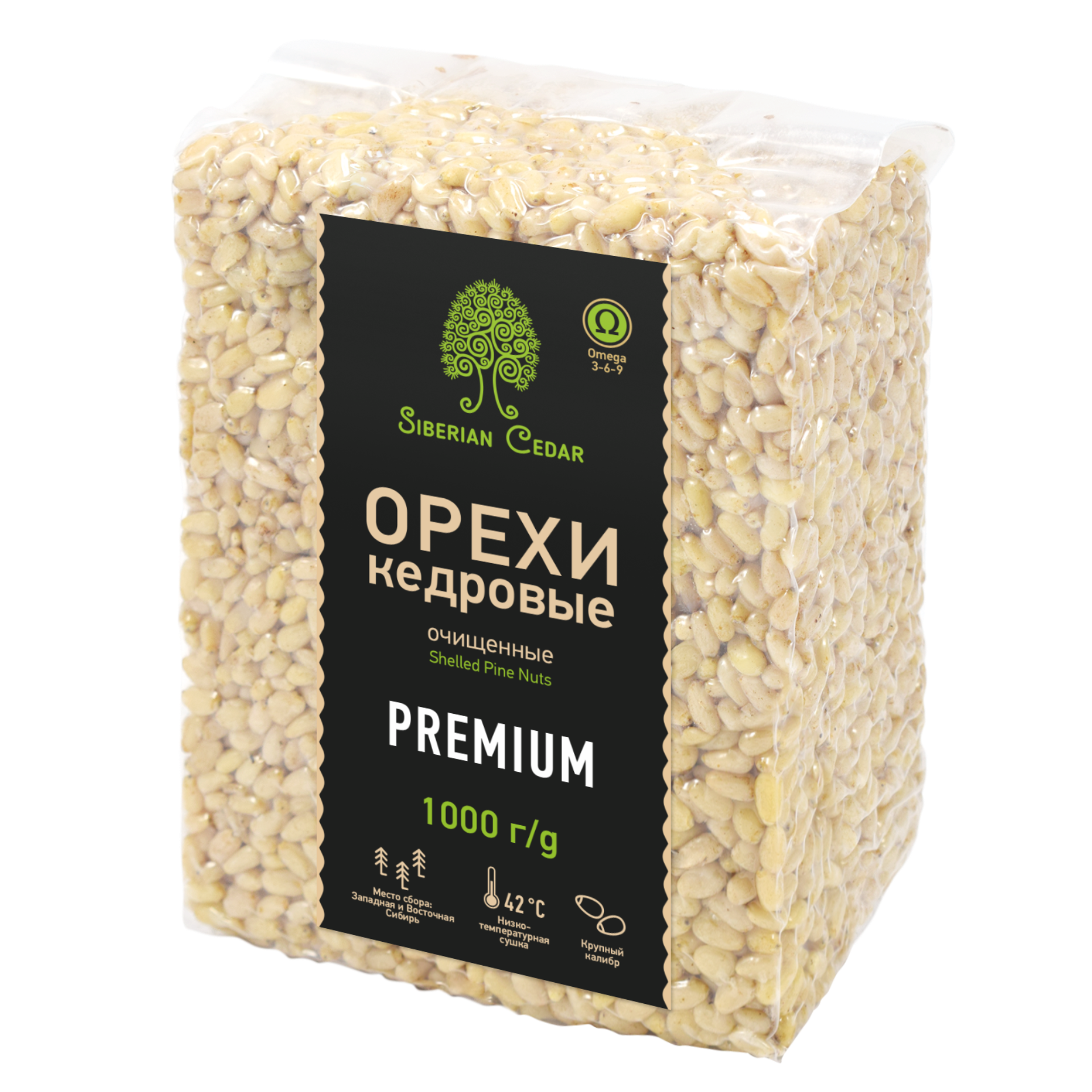 Ядро кедрового ореха Premium, 1000г