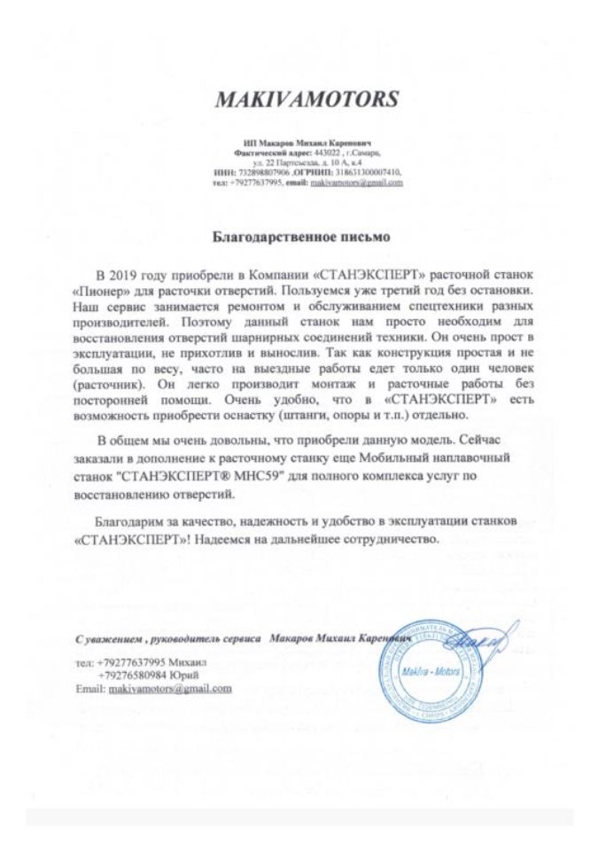 ИП Макаров отзыв МНС59