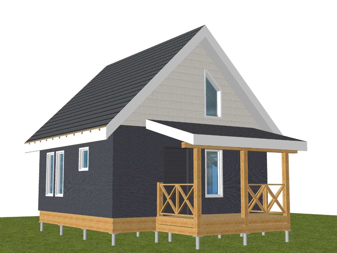 Садовый дом из СИП