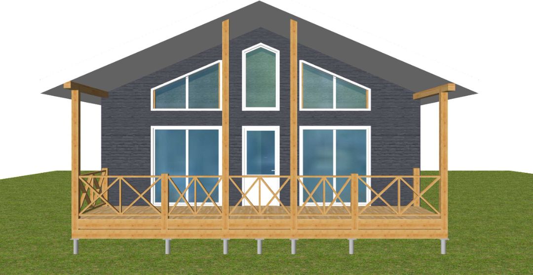 Сводчатый потолок в гостиной комнате