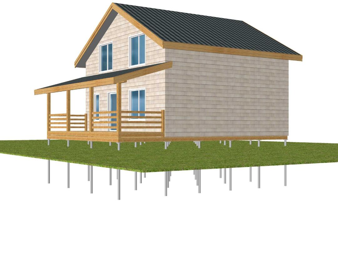 Дом с мансардным этажом