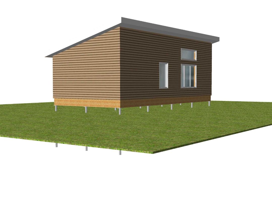 Недорогой каркасный домик