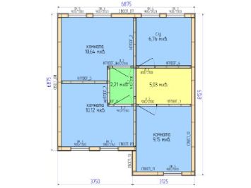 Панорамные окна в доме из СИП панелей