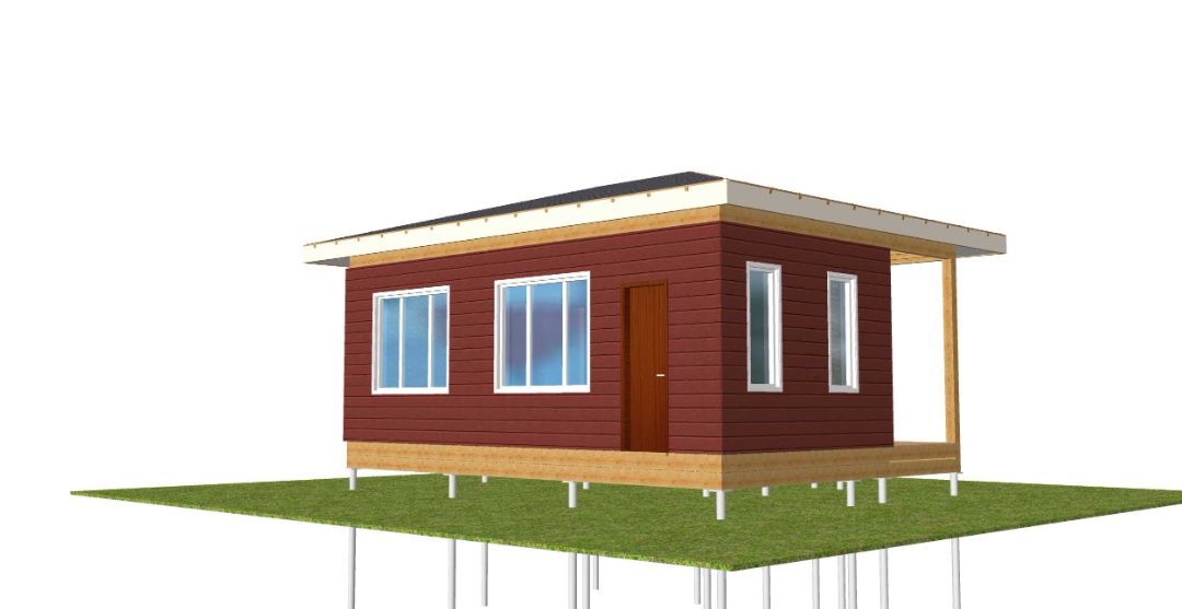 Садовый дом 7х5