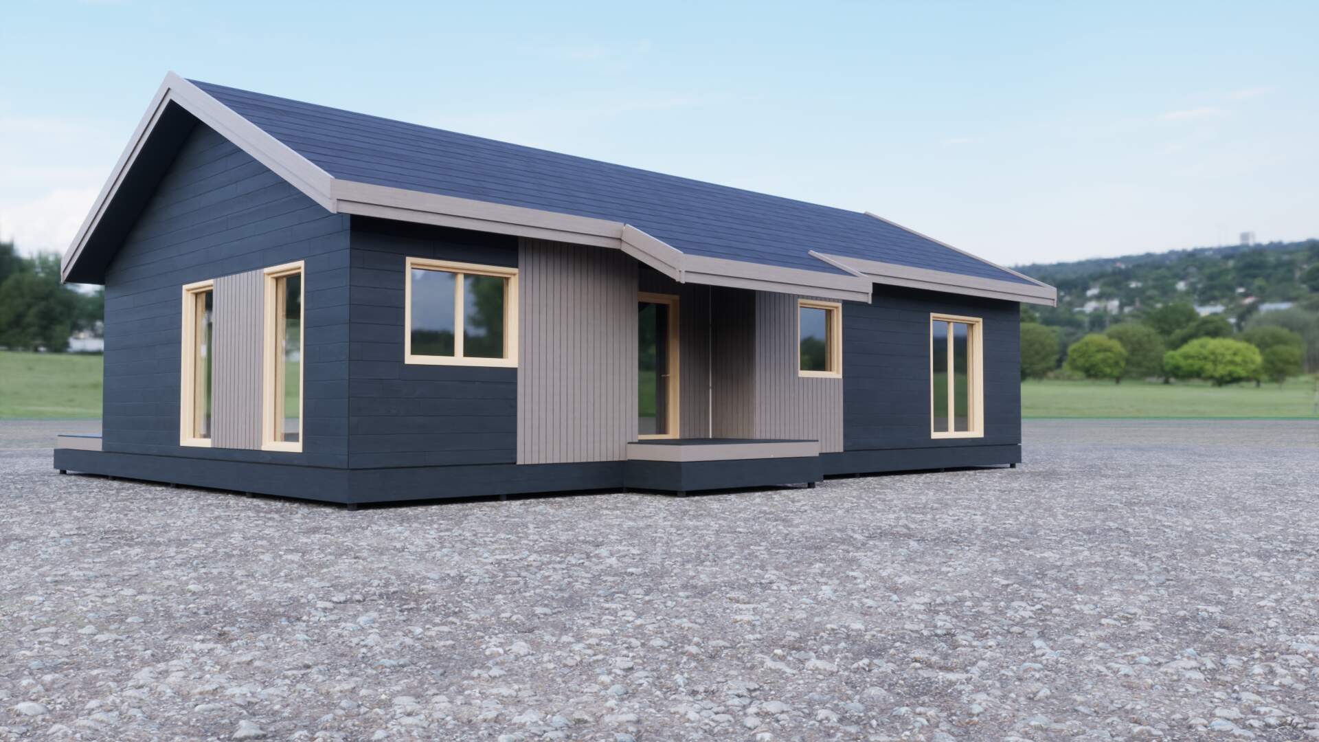 Проект дома из СИП панелей sip121