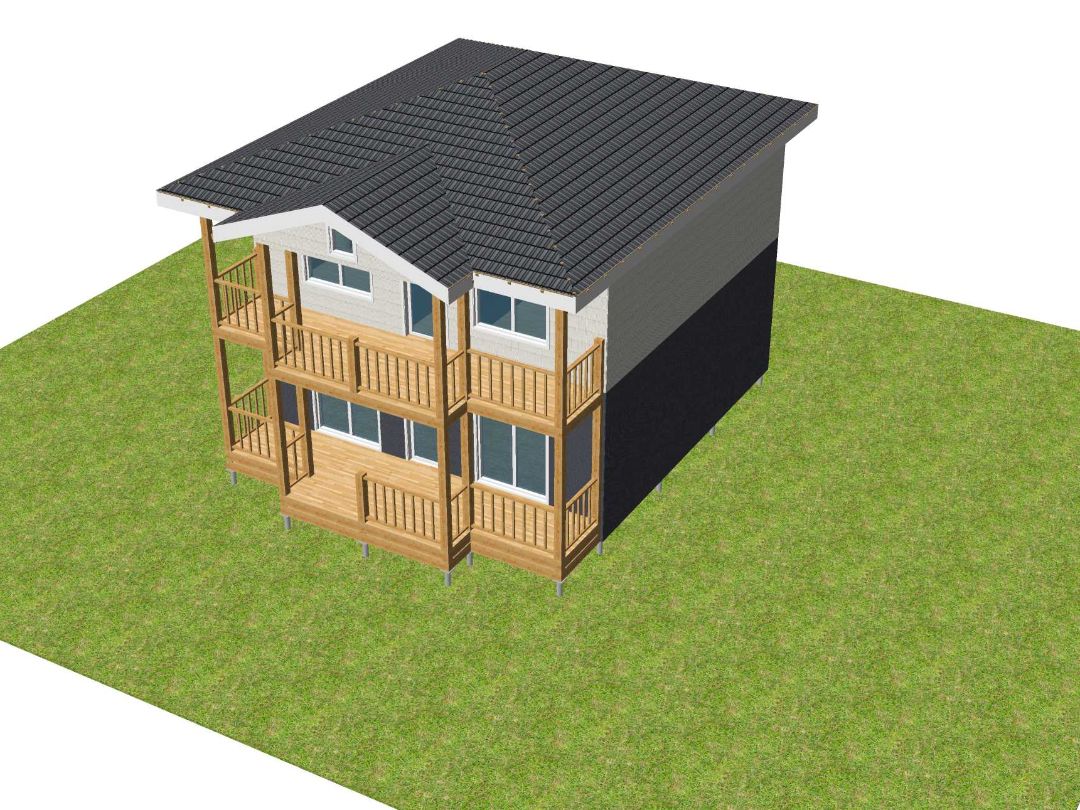 Дом с вальмовой крышей