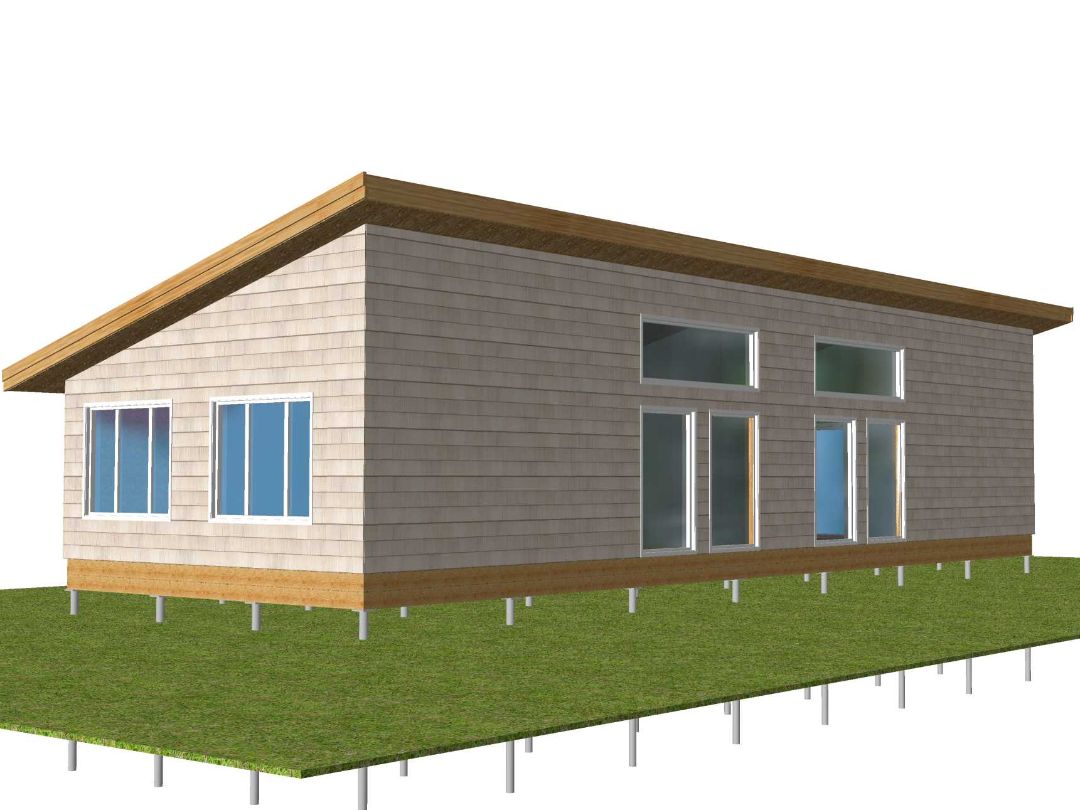 Односкатная крыша