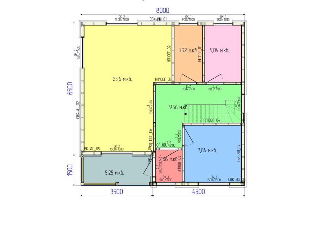 Планировочные решения 1 этаж