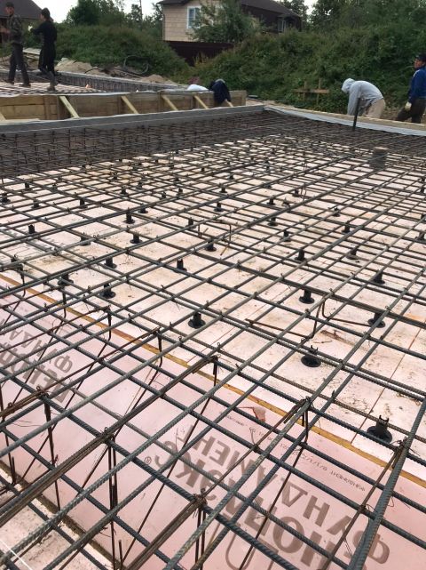 Монолитный фундамент - УШП