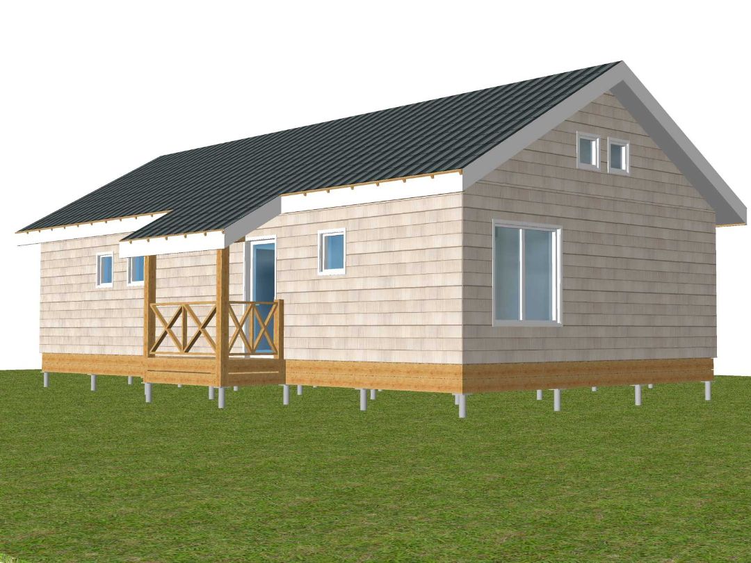 Зимний дом из панелей