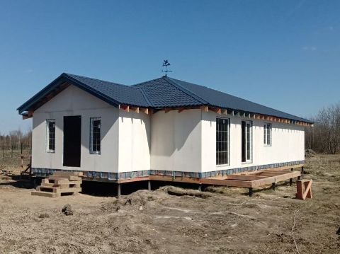 Дом из ЦСП панелей одноэтажный