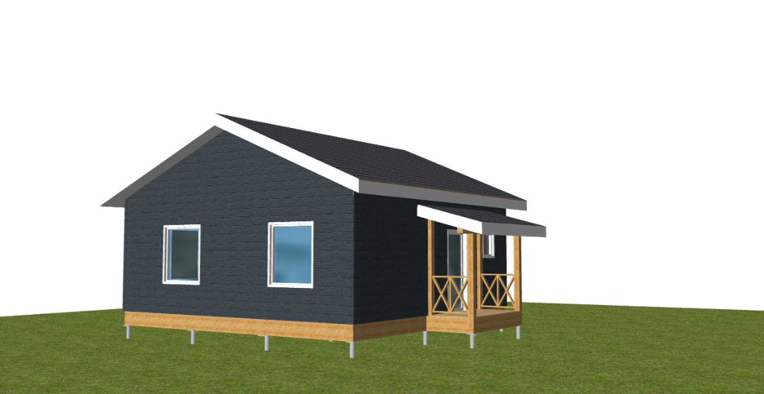 Недорогой дом для дачи