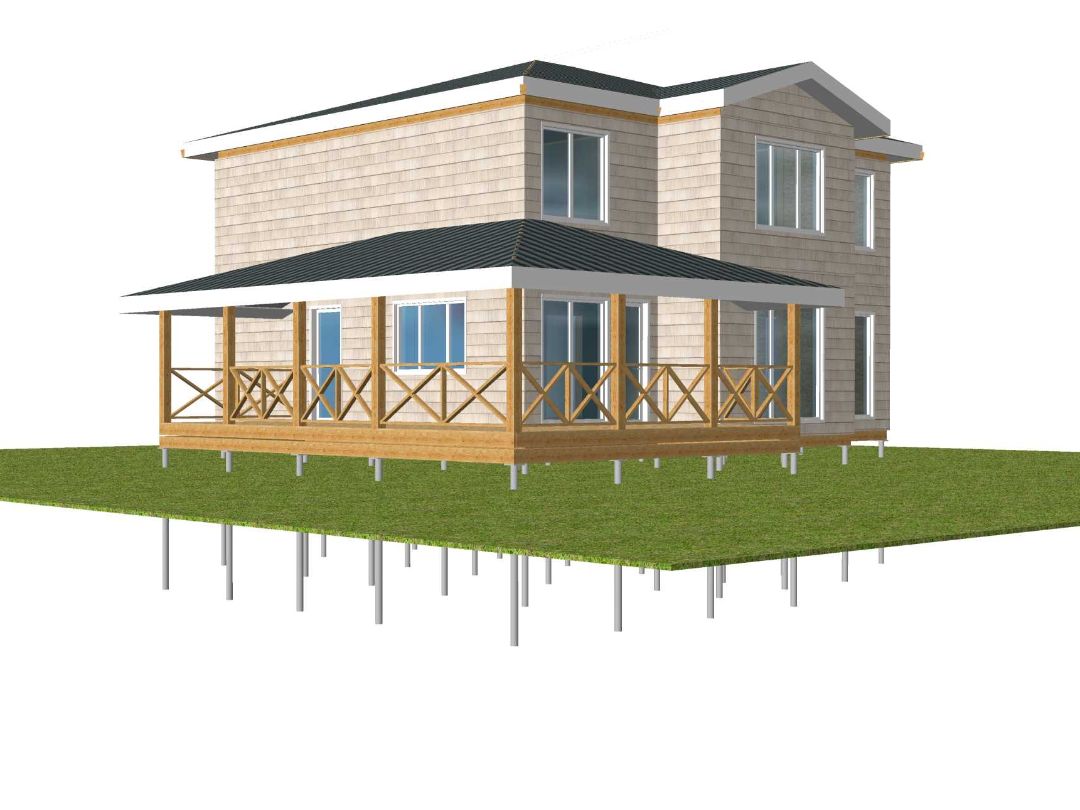 Проект просторного дома