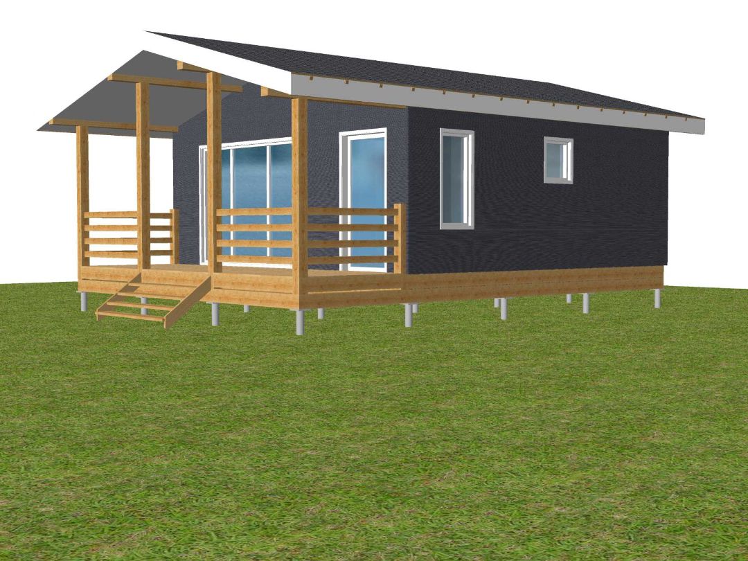 Маленький домик для СНТ