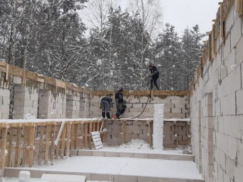 Строительство дома из газобетона в Санкт-Петербурге