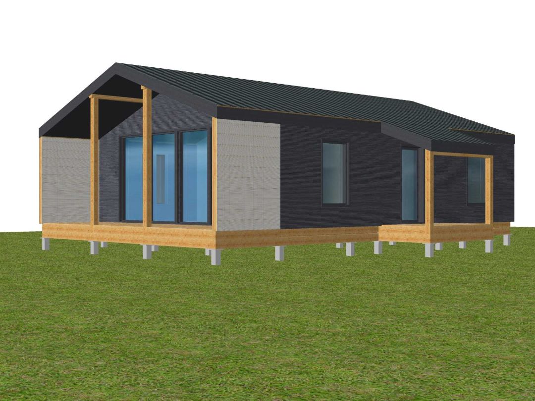 Дом в стиле Барнхаус