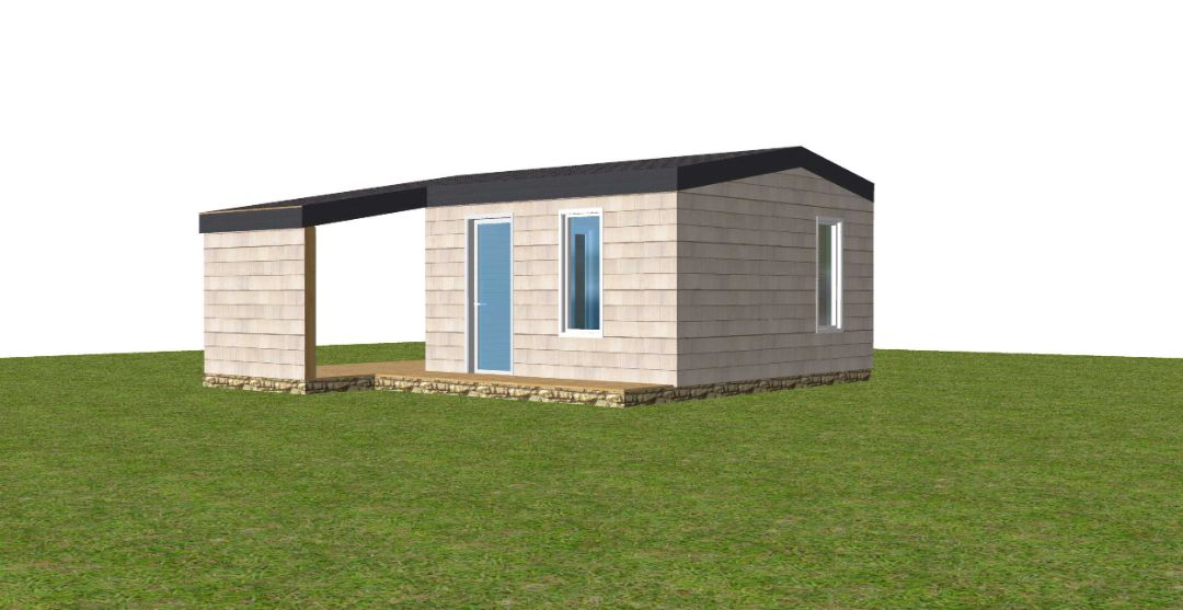 Домик с террасой