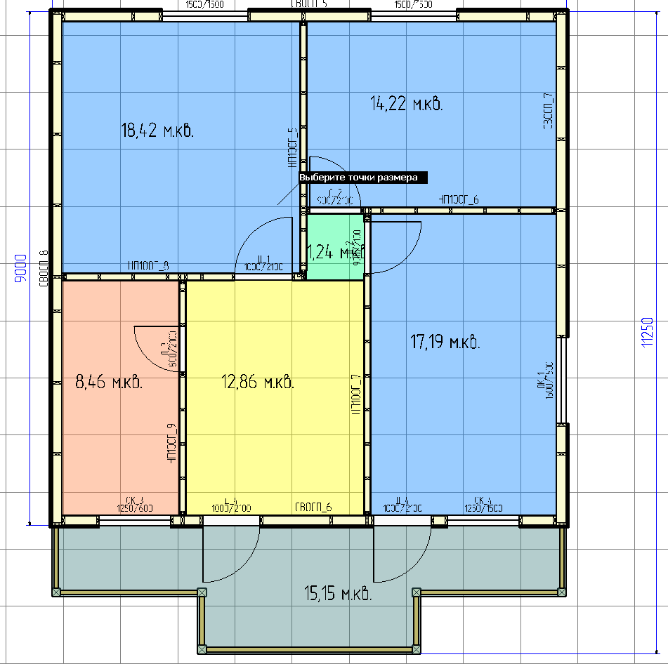 Планировка второго этажа