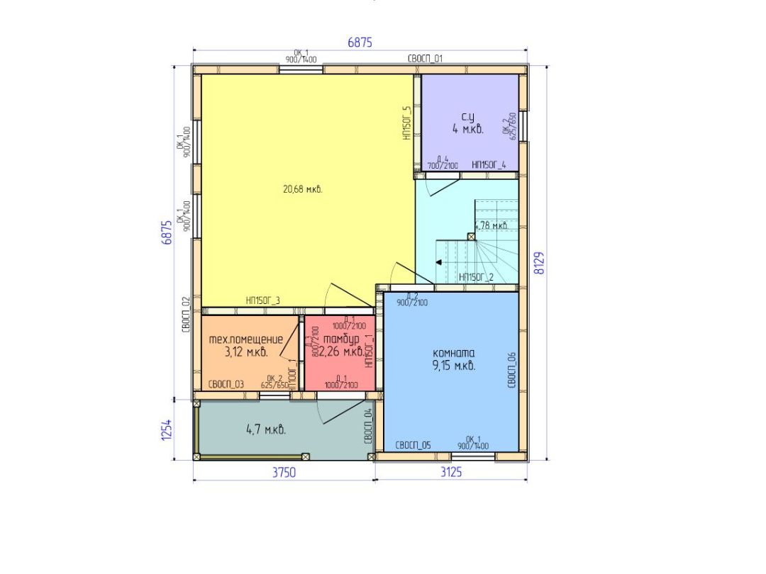 Изменим планировку и размеры по вашему запросу