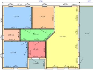 Актуальная сметная стоимость строительства одноэтажного дома 93.96 м2
