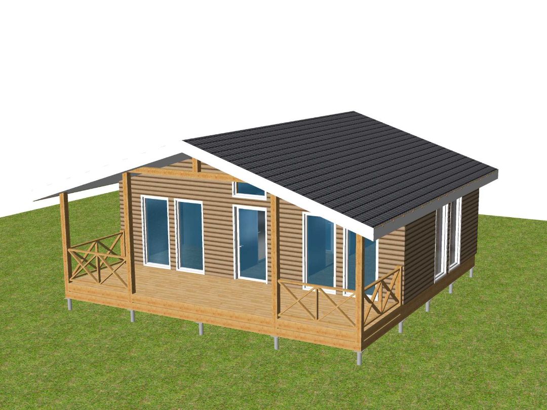 Терраса под крышей