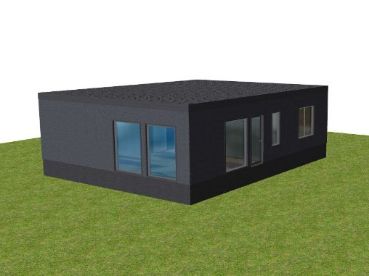 Дом с плоской крышей