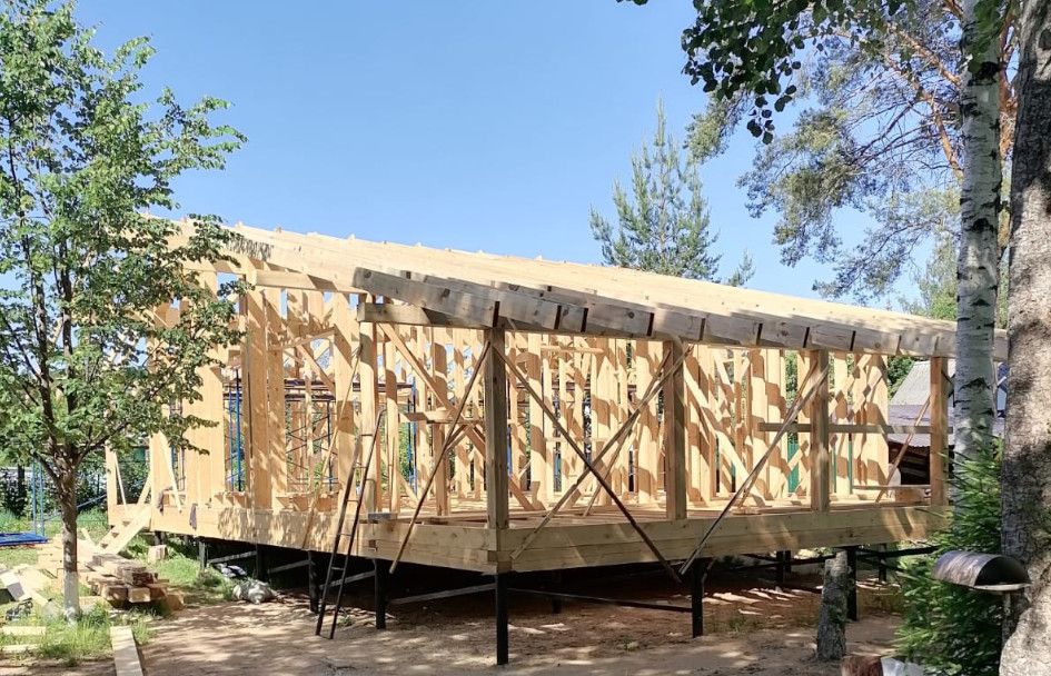 Каркас дома по скандинавской технологии