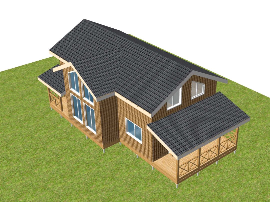 Терраса под крышей