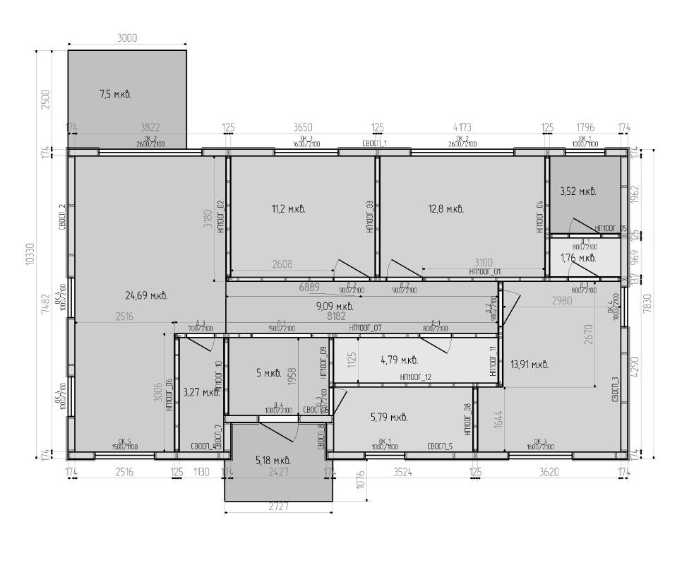 проект дома sip202