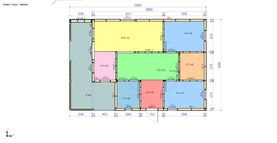 Изменим планировку и размеры дома по вашему запросу