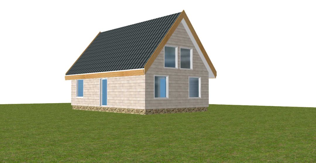 Дом с мансардным этажом