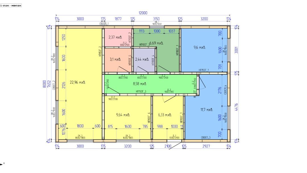 Изменим планировку и размеры по вашему запросу