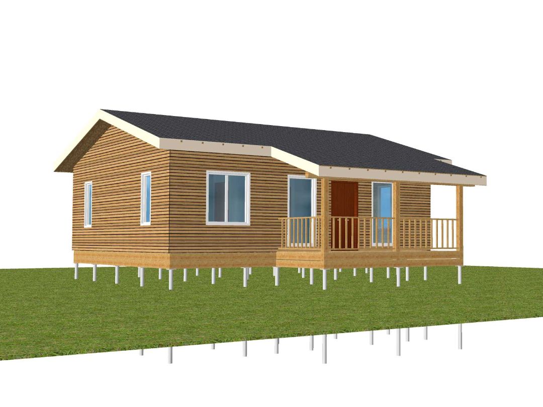 Дом из СИП панелей