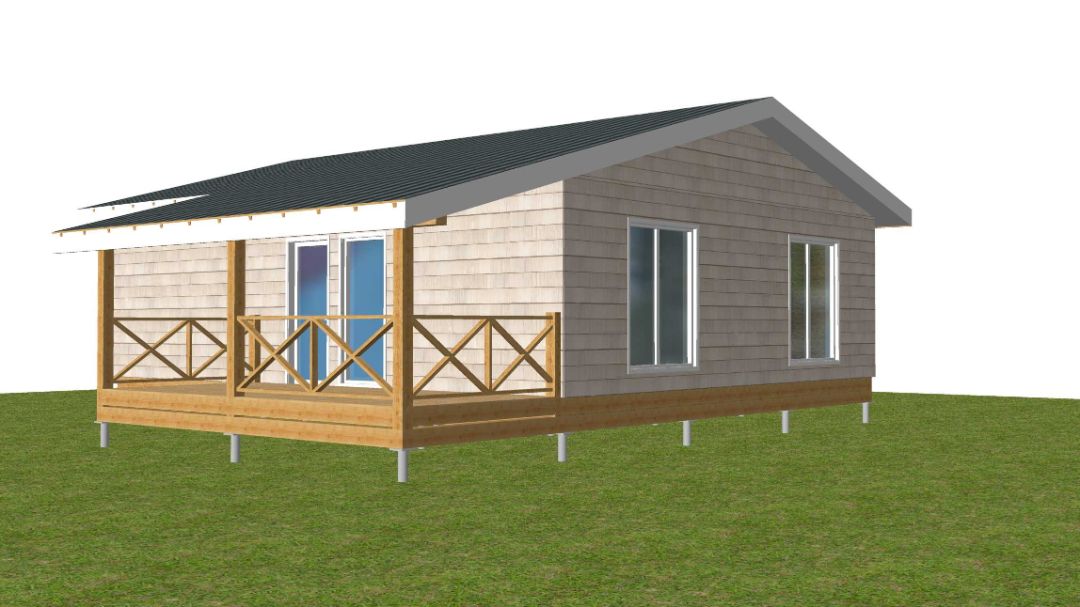 Дом с террасой