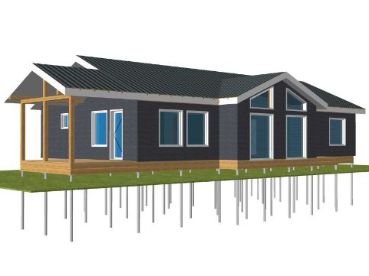 Одноэтажный каркасник