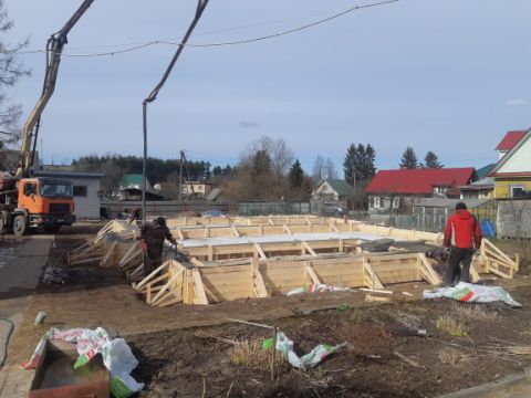 Вы можете заказать только фундамент